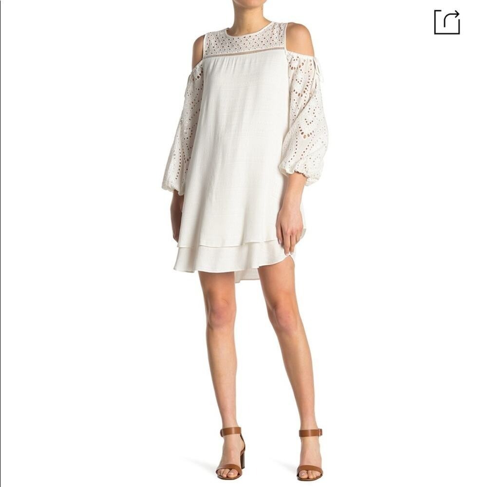 Hale Bob Cold Shoulders Dress‎